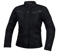 REBELHORN Veste de moto Hiker III Lady pour femme - Matériaux durables - Membrane Reissa - Coudes et épaules - Poches d'aération - Éléments réfléchissants