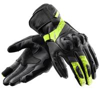 Rebelhorn Viper Gants de moto, noir/gris/jaune, Taille XL