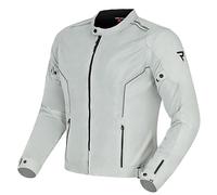 REBELHORN Wave Veste de moto homme | tissu | panneaux de ventilation en maille | protecteurs coudes et épaules niveau 2 | poche pour protection du dos | tailles jusqu'à 10XL, gris, L