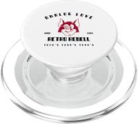 Rebell analogique Love Retro (Funny Old School Statement) PopSockets PopGrip pour MagSafe