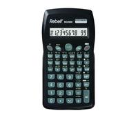 Rebell Calculatrice Scientifique Poche SC2030 - 10 Chiffres, 1 Lignes, Batterie/Pile, Noir