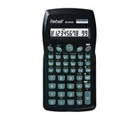 REBELL Calculatrice scientifique sc2030 pour école primaire et secondaire, 136 fonctions Noir