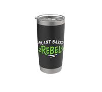 Rebelle à base de plantes - Aliment complet à base de plantes Gobelet isotherme en acier inoxydable double paroi