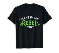 Rebelle à Base de Plantes - Aliment Complet à Base de Plantes T-Shirt Graphique avec Valeur