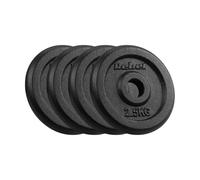 Rebelle Fonte Poids Set 4x2.5kg Trou 31mm Assiette Classique RBA-2127