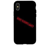 Rebelle Non Conforme, anarchiste, Faites Votre Propre Chose Coque pour iPhone X/XS