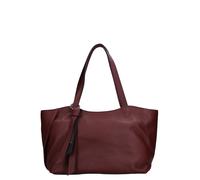 Rebelle - Sac cabas en cuir - Femme - Sacs - Rouge - Taille: ONE Size