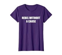 Rebelle sans Cause T-Shirt, Femme, Violet, M