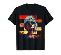 Rébellion du coucher du soleil : vibrations fragmentées T-Shirt