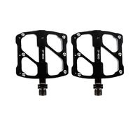 Rebellious 1 paire de pédales de vélo en tube de carbone haute résistance plate-forme large pour exploration en plein air facile à installer