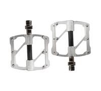 Rebellious 1 paire de pédales de vélo en tube de carbone haute résistance plate-forme large pour exploration en plein air facile à installer