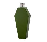 Rebellious Bouteille à liqueur moderne de forme géométrique - Format de poche - Acier inoxydable 304 - Idéale pour les voyages d'affaires et les aventures - Bouteilles de loisirs en plein air