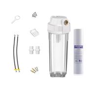 Rebellious Bouteille filtrante transparente pour purificateur d'eau - Remplacement sûr de la bouteille pour accessoires de filtration des unités de nettoyage
