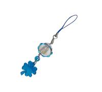 Rebellious Breloque trèfle à quatre feuilles tendance en acrylique solide pour téléphone portable - Pendentif carillon à quatre feuilles pour décoration de téléphone portable, taille unique, Acrylique