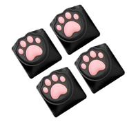 Rebellious Capuchons de touches ergonomiques CatPaw en mélange de silicone ABS - Réduit la fatigue du bruit - Saisie facile pour les programmeurs et haute durabilité - Capuchons de touches ABS
