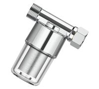 Rebellious Common Travelers Filtre à eau pour douche et lavage propres - Boîtier en métal - Ajustement standard - Installation facile sans outils - Élimination de la rouille - Filtre à eau pour