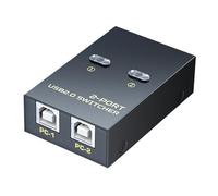 Rebellious Commutateur USB 2.0 pour imprimante 1 imprimante entre deux PC Augmente la productivité avec bouton de commutation rapide avec bouton manuel