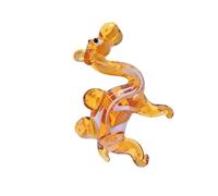 Rebellious Figurines en verre Statue miniature exquise faite à la main Décoration d'animaux du désert pour les collections et les accents d'étagère Décoration de la maison