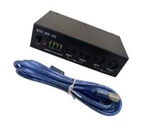 Rebellious Interfaces USB à faible latence, hubs 4 en 4 sorties, Plug and Play réduisent les retards dans les environnements de production audio professionnels pour les débutants