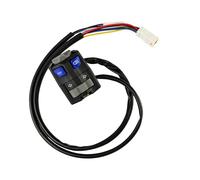 Rebellious Interrupteur de guidon Installation rapide Accessoires modifiés pour moto Clignotant Phare Commande de klaxon Guidon ABS pour motos