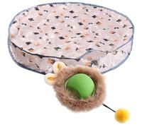 Rebellious Jouet interactif pour chat avec tapis de jeu amovible qui est sûr pour le mouvement et la curiosité, les chats développent des jouets d'enrichissement
