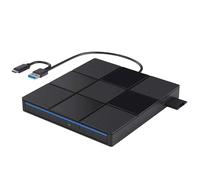 Rebellious Lecteur d'écriture avec emplacements pour cartes mémoire USB intégrés pour ordinateur