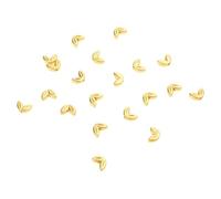 Rebellious Lot de 20 perles de séparation en oreilles de blé multi-usages avec deux trous - Accessoires de bijoux élégants - Perles d'espacement élégantes - Bijoux d'atelier
