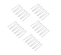 Rebellious Lot de 25 agrafes en forme de U pour le jardin, ancrage sûr des plantes, design coupe-vent, insertion facile du sol, fixations au sol, épingles de sécurité pour pelouse