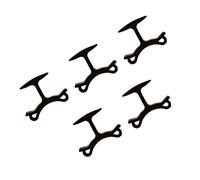 Rebellious Lot de 5 pinces à doigts professionnelles pour arbitre - Construction en PVC solide - Pour une utilisation pratique dans différents sports d'équipe, compétitions, sifflets, pinces à doigts