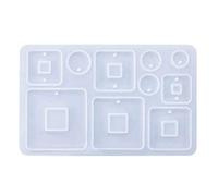 Rebellious Moule en silicone avec trous, en forme de pendentif, en forme d'argile, crochet d'oreille, cadeau pour les bricoleurs, l'amour