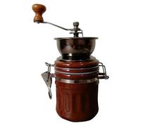 Rebellious Moulin à café vintage pour la décoration et l'utilisation pratique. Moulin parfait pour les amateurs et les voyageurs. Moulin à grains de café en bois