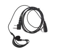 Rebellious Oreillette polyvalente avec micros pour radios bidirectionnelles, ajustement sûr et longue durée de vie pour ICV8 V80 V80E V82 V85 oreillette pour radio Icoms 2 broches