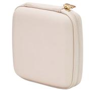 Rebellious Organisateur de bijoux de forme carrée Boîte de rangement pour boucles d'oreilles et colliers pour un rangement sûr et un confort de voyage voyage