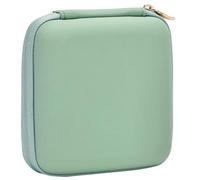 Rebellious Organisateur de bijoux de forme carrée Boîte de rangement pour boucles d'oreilles et colliers pour un rangement sûr et un confort de voyage voyage