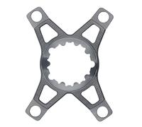 Rebellious Pédalier de vélo Adaptateur de pédalier 110 3 boulons vers 4 boulons Conversion Alliage d'aluminium Bras de manivelle Plateau Alliage d'aluminium Pédalier Vélo Pédalier