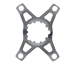 Rebellious Pédalier de vélo Adaptateur de pédalier 110 3 boulons vers 4 boulons Conversion Alliage d'aluminium Bras de manivelle Plateau Alliage d'aluminium Pédalier Vélo Pédalier