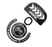 Rebellious Pieds de souris précis Coussinet en verre transparent pour une durabilité et un suivi précis du coussin coulissant de souris