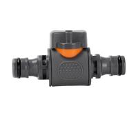 Rebellious Raccord rapide Valved - Adaptateur de joint - Répartiteur de tuyau d'eau - Pour la maison et le jardin - Ajustement de l'irrigation - Accessoire d'extension de tuyau d'arrosage