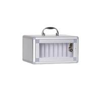 Rebellious Rangement de porte transparent Organisateur de stockage Armoire murale en aluminium léger pour salle de classe, dortoir, utilisation en classe Armoire de gestion téléphonique avec