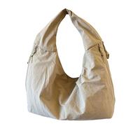 Rebellious Sac à bandoulière élégant en nylon Poche sous le bras Sac à aisselles spacieux pour une utilisation à la mode et pratique dans des sacs souples pour femmes pour différentes occasions, kaki