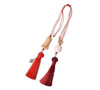 Rebellious Styles traditionnels chinois Feng Shui Bouddha Décoration Porte d'entrée Fenêtre Charm Pendentif Bouddha Voiture Pendentif