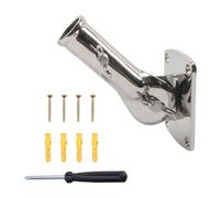 Rebellious Support de drapeau réglable - Rotation à 180 ° - Construction en acier inoxydable - Pour mur extérieur, clôture, véhicule