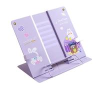 Rebellious Support de lecture pliable ergonomique avec cadre en métal et poignées sécurisées réglables pour livres, tablettes, support de compte