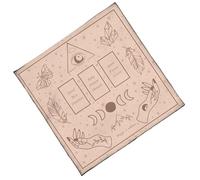 Rebellious Tarot Lecteur Velours Tapis Œuvres d'art compliquées Matériaux résistants à la décoloration Facile d'entretien Pour tissu doux Plusieurs tailles Lavable en machine Tissu de tarot