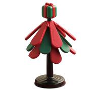 Rebellious Vacances Dessous de verre en plastique résistant à la chaleur ABS PVC Arbre de Noël Dessous de verre pour table à manger Ustensiles chauds Bols Sous-verres décoratifs Sous-verres ronds