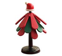 Rebellious Vacances Dessous de verre en plastique résistant à la chaleur ABS PVC Arbre de Noël Dessous de verre pour table à manger Ustensiles chauds Bols Sous-verres décoratifs Sous-verres ronds