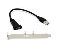 Rebellious Vis adaptateur USB mâle vers USB C femelle avec pince pour une installation et une stabilité sûres