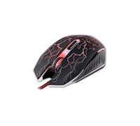 rebeltec Diablo Souris Optique de Jeu pour PC 2400 DPI 6 Boutons avec câble Ergonomique éclairé LED réglable DPI Larges Boutons pour Ordinateur Portable