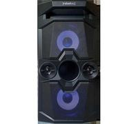 Rebeltec Enceinte sans fil Bluetooth lumiere multicolore fonction bass reflex autonomie 8 h - Noir