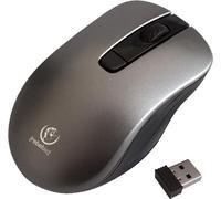 Rebeltec STAR Silver souris optique sans fil 800-1600DPI 4 boutons argenté